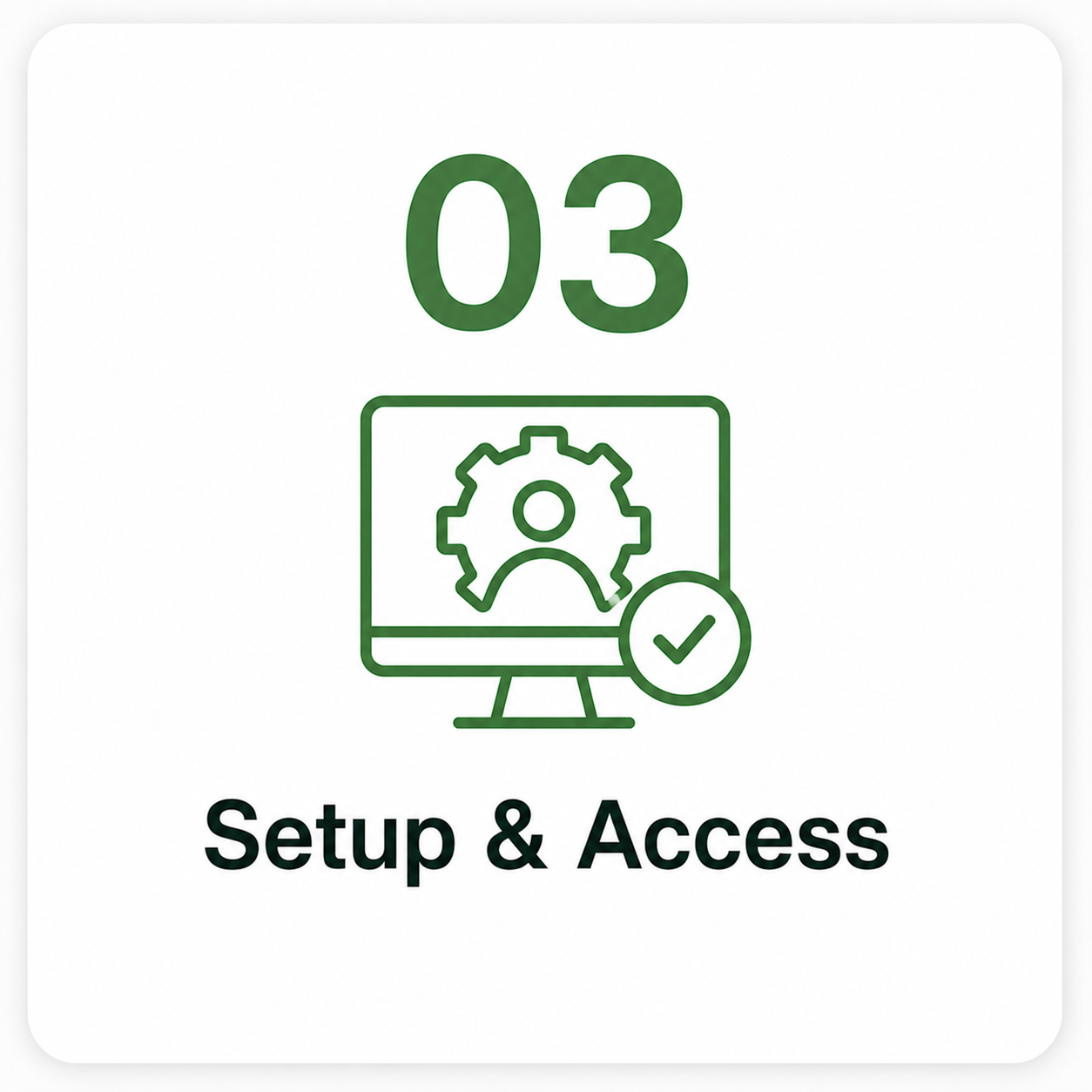 Step 3 of the bookkeeping process Set up software access accounts and bookkeeping workflows