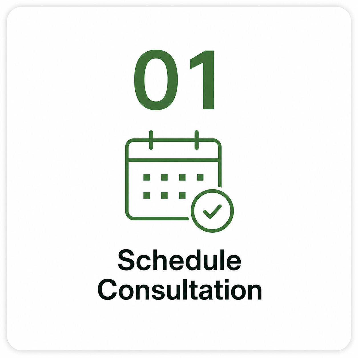 Step 1 of the tax preparation process Schedule a consultation to discuss your tax situation and filing needs